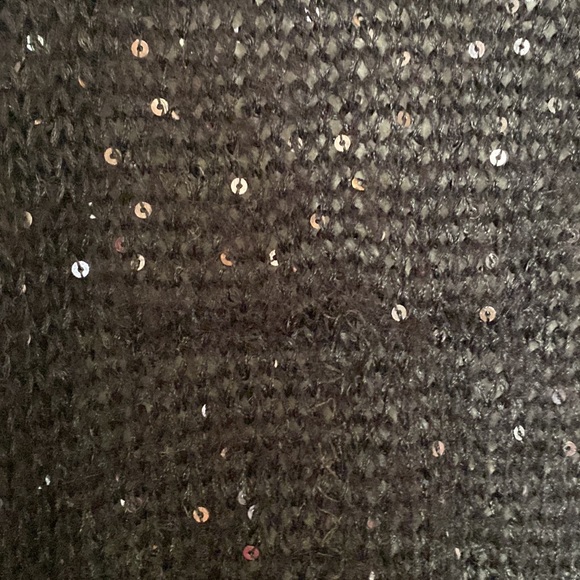 Black Small Small Sequined Cardigan - Picture 3 of 3